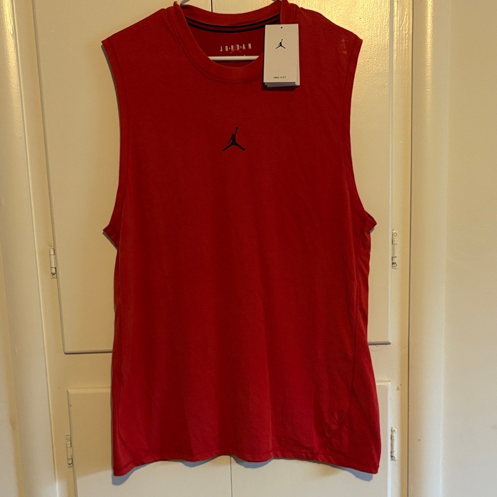 Jordan Men's Red Tank Top